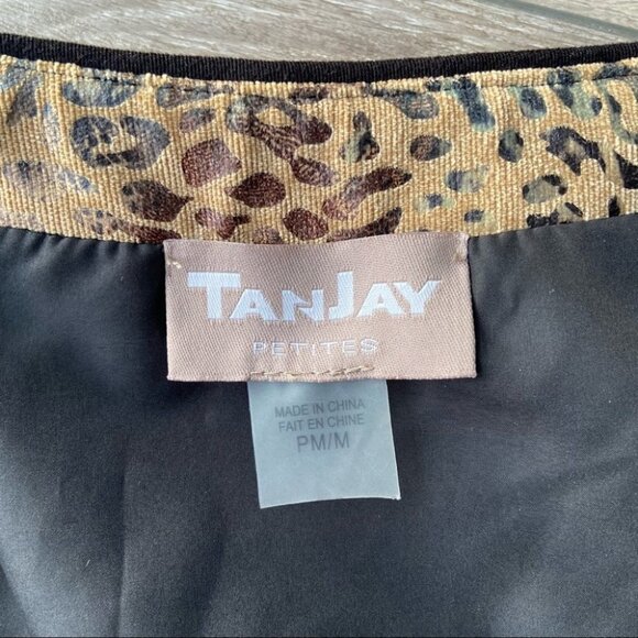 TanJay  Leopard Print Knitted Full Zip Jacket - Picture 12 of 15